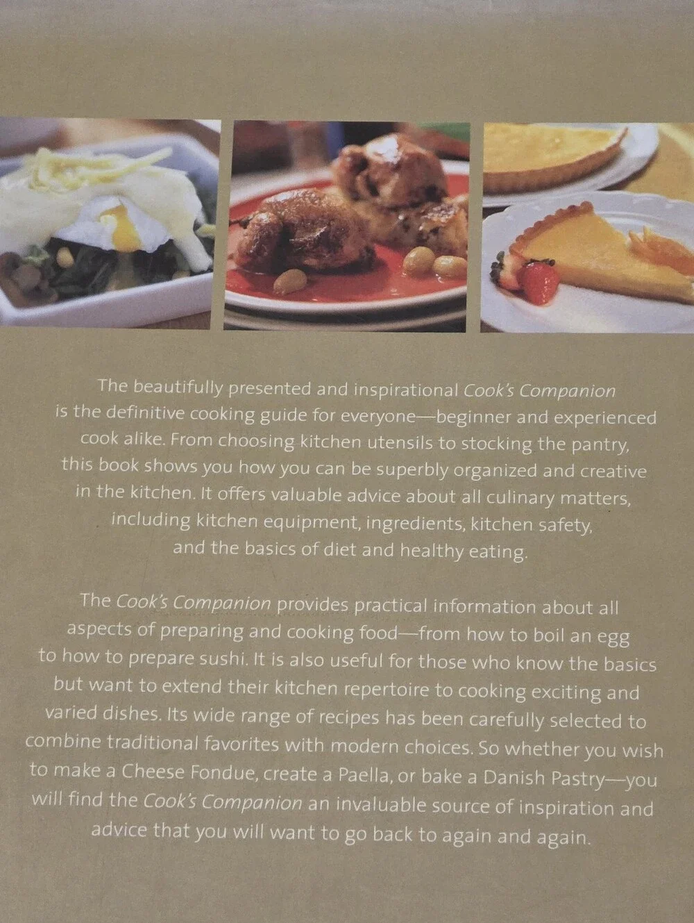 The Cook's Companion Vintage Cookbook Hardcover Book With Jacket 2006 Edition